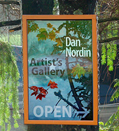 Aluminum Print Outdoors, Gallery Sign