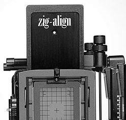 Zig-Align View Camera Parallelism Plate